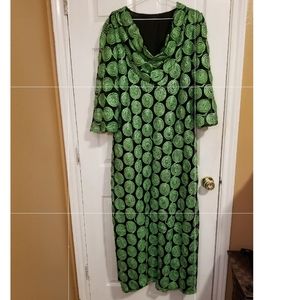 Green Ankara dress